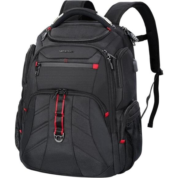 Travel Laptop Backpack 17.3 Inch TSA Friendly, Water-Repellent Anti